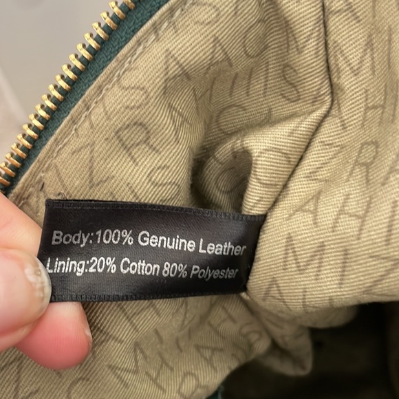 Isaac Mizrahi dark green leather purse 👜 - Picture 4 of 6